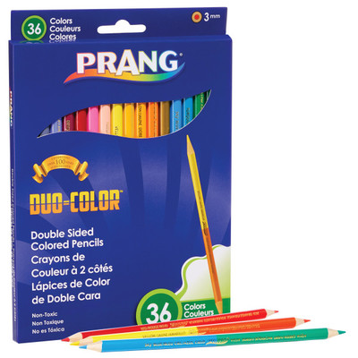 Duo Colored Pencil Set, 36 Colors (18pc)