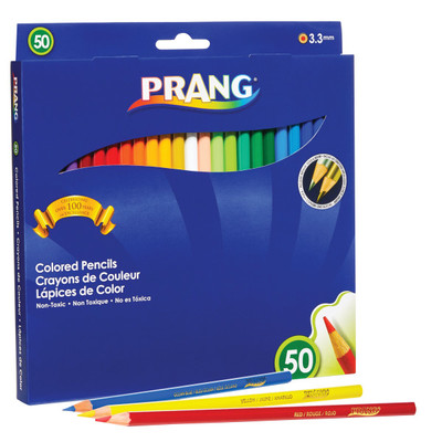 Colored Pencil Set, 50 Colors