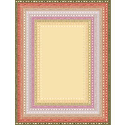 Die, Nesting Stitched Rectangles