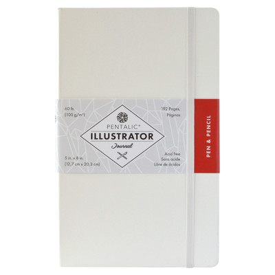 Illustrator Journal, 5" x 8" - White Chocolate