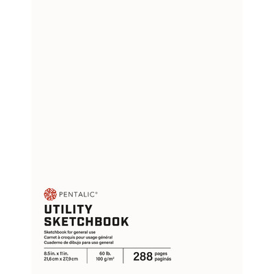 Utility Sketchbook, 8.5" x 11"