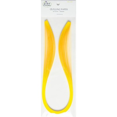 Solid Color Quilling Papers, Yellow 1/8"