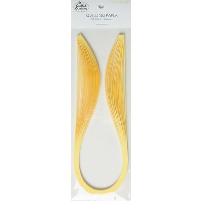 Solid Color Quilling Papers, Pale Yellow 1/8"