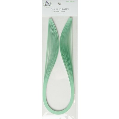 Solid Color Quilling Papers, Mint Green 1/8"