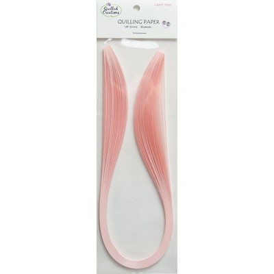 Solid Color Quilling Papers, Light Pink 1/8"