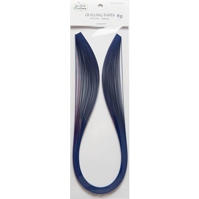Solid Color Quilling Papers, Royal Blue 1/8"