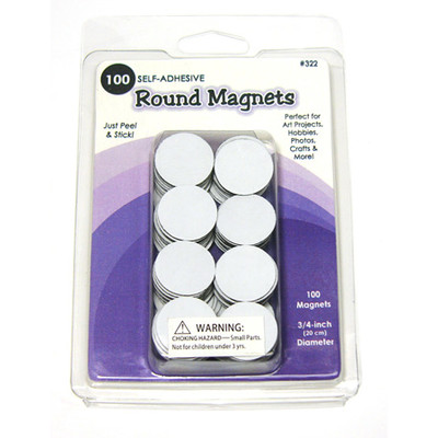 Magnets, Round (100pcs)