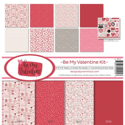 12X12 Collection Kit, Be My Valentine