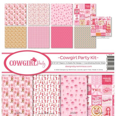 12X12 Collection Kit, Cowgirl Party