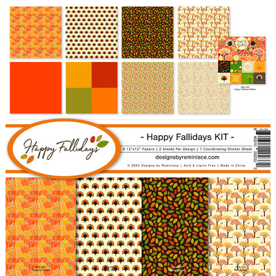 12X12 Collection Kit, Happy Fallidays