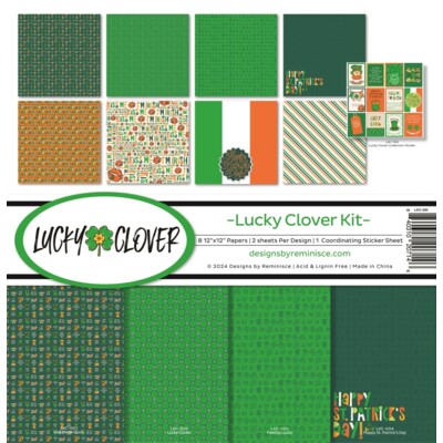 12X12 Collection Kit, Lucky Clover