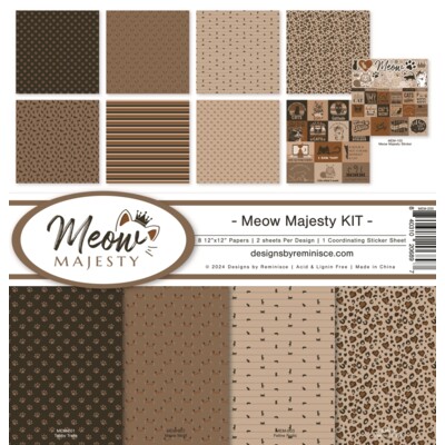 12X12 Collection Kit, Meow Majesty