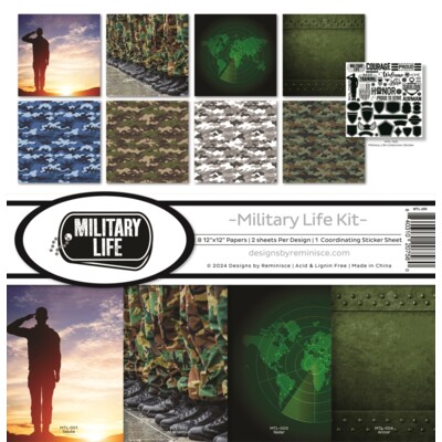 12X12 Collection Kit, Military Life