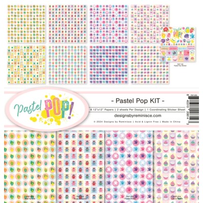 12X12 Collection Kit, Pastel Pop