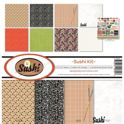 12X12 Collection Kit, Sushi