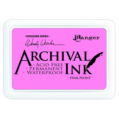 Archival Ink Pad, Pink Peony