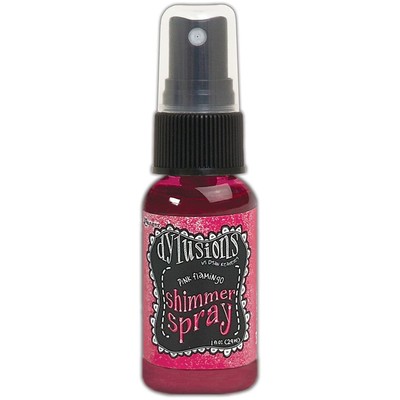 Dylusions Shimmer Spray, Pink Flamingo