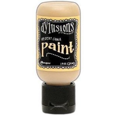 Dylusions Paint, 1 oz. Flip Cap Bottle - Vanilla Custard