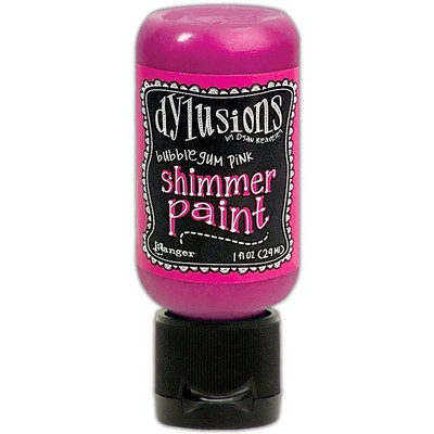 Dylusions Shimmer Paint, Bubblegum Pink