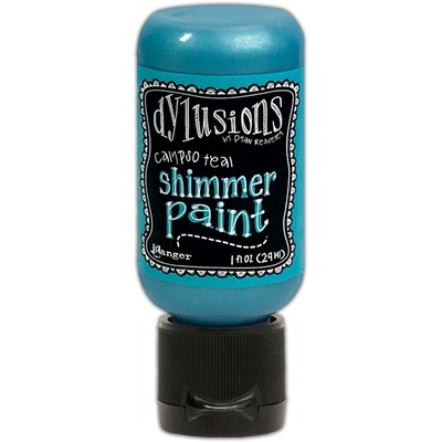 Dylusions Shimmer Paint, Calypso Teal