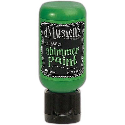 Dylusions Shimmer Paint, Cut Grass