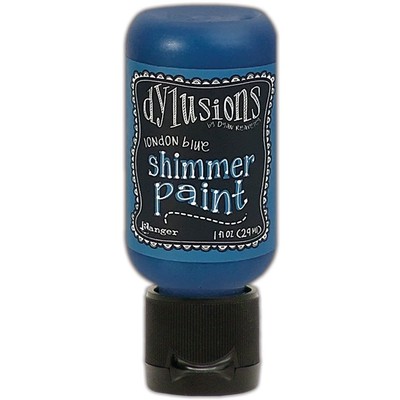 Dylusions Shimmer Paint, London Blue
