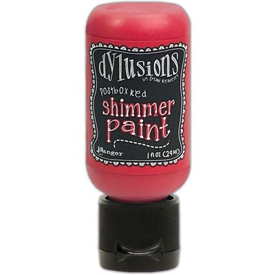 Dylusions Shimmer Paint, Postbox Red