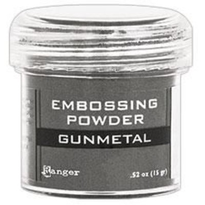 Embossing Powder, Gunmetal Metallic