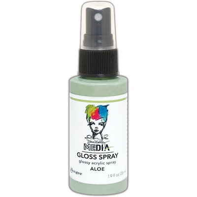 Dina Wakley MEdia Gloss Spray, Aloe