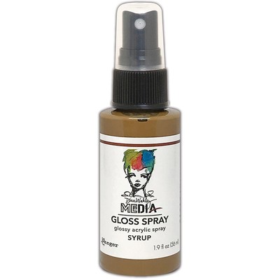 Dina Wakley MEdia Gloss Spray, Syrup