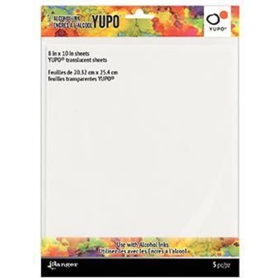 Alcohol Ink Yupo Paper, Translucent - 8x10"