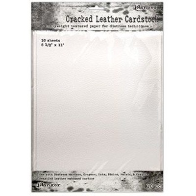 Distress Cracked Leather Cardstock, 8.5" x 11"