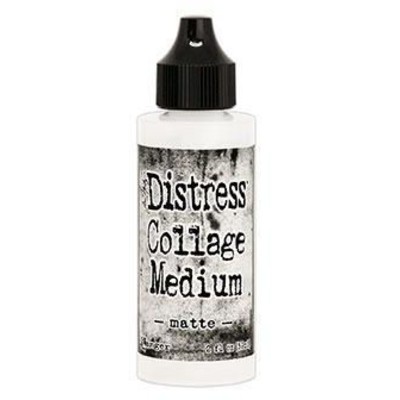 Distress Collage Medium, Matte (2oz Bottle)