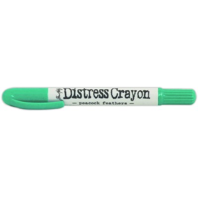 Distress Crayon, Peacock Feathers