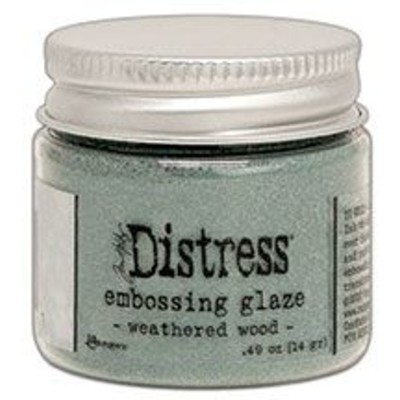 Distress Embossing Glaze, Weathered Wood