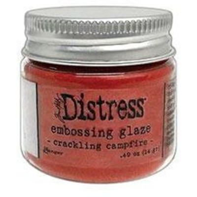Distress Embossing Glaze, Crackling Campfire