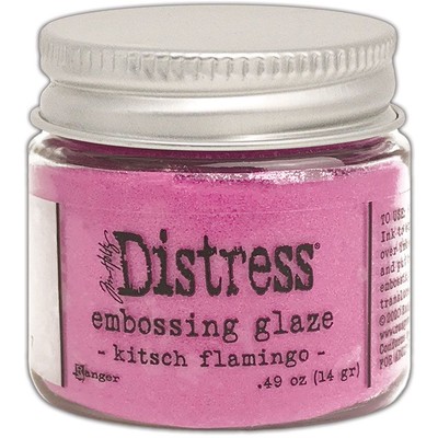 Distress Embossing Glaze, Kitsch Flamingo
