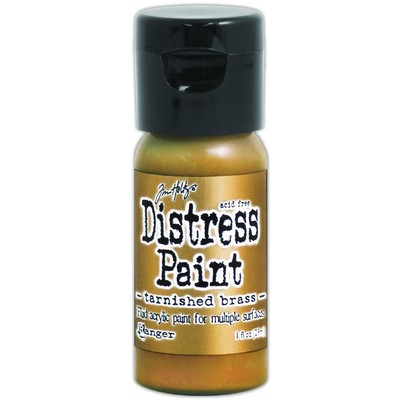 Distress Flip Top Paint, Tarnished Brass (1 oz.)