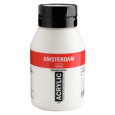 Amsterdam Standard Series Acrylic 1000ml, Titanium White