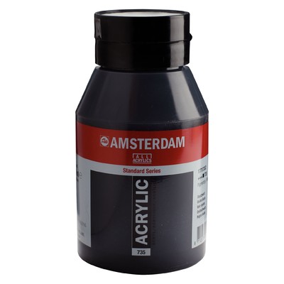 Amsterdam Standard Series Acrylic 1000ml, Oxide Black