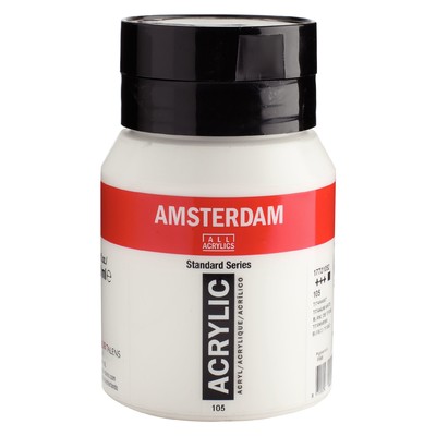 Amsterdam Standard Series Acrylic 500ml, Titanium White
