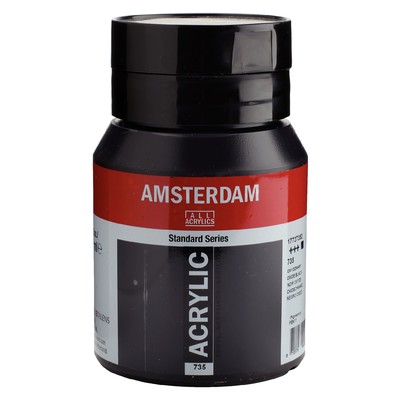 Amsterdam Standard Series Acrylic 500ml, Oxide Black
