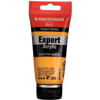 Amsterdam Expert Series Acrylic, 285 Perm. Yellow Deep (75ml)