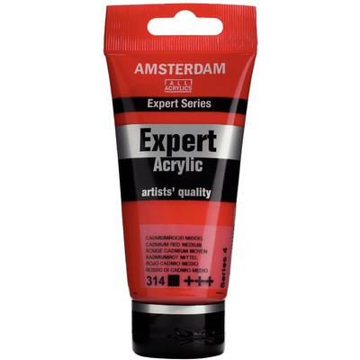 Amsterdam Expert Series Acrylic, 314 Cadmium Red Medium (75ml)