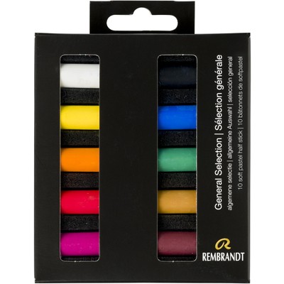 Rembrandt Soft Pastel Micro Set, General Selection (10pc)