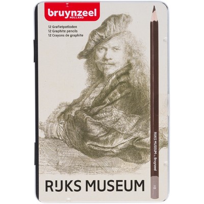 Bruynzeel Dutch Masters Graphite Pencil Set, Rembrandt (12pc)