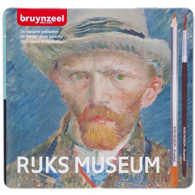 Bruynzeel Dutch Masters Watercolor Pencil Set, Van Gogh (24pc)
