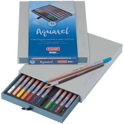 Bruynzeel Design Aquarelle Pencil Box (12pc)