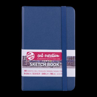 Talens Art Creation Sketchbook, Navy Blue - 9cm x 14cm