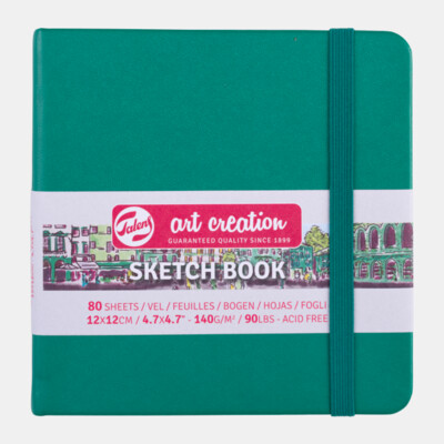 Talens Art Creation Sketchbook, Forest Green - 12cm x 12cm
